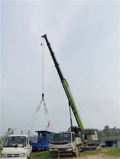 茂名市桥梁建设吊装案例